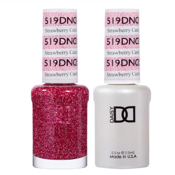Strawberry Candy #519 & Matching Polish Set - DND Gel & Lacquer