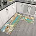 thumbnail image 1 of Strawberry Cat Kitchen Mats Set 2 Piece Pink Strawberry cat Decorative Rugs for Kitchen Low-Profile Strawberry Cat Floor Mats Decorations for Home Kitchen (17x48+17x24 Cute CAT Kitchen Rug), 1 of 1
