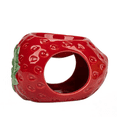 thumbnail image 1 of Strawberry Ceramic Wax Melt Warmer, Cute Fruit Oil Burner, Aromatherapy Tealight Candle Holder for Home Decor, Bedroom, Living Room, Spa, Gift for Women, Mom, Friends, 1 of 7