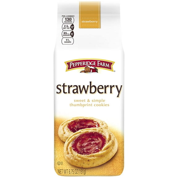 Strawberry Cookies, 6.75oz Bag (Pack of 4)