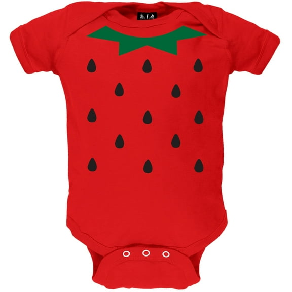 Strawberry Costume Baby One Piece - 3-6 months