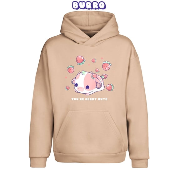 Strawberry Cow Pullover Urban Hoodie