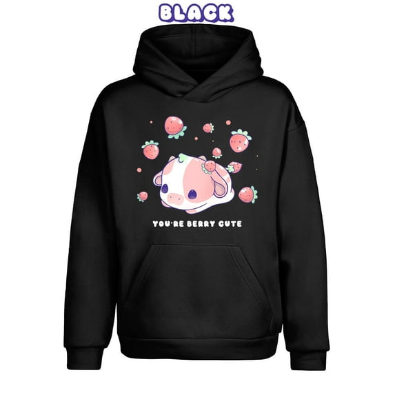 Strawberry Cow Pullover Urban Hoodie