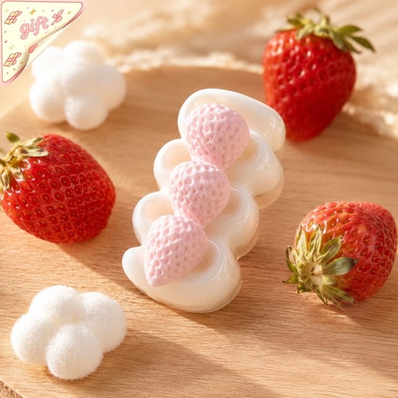 Strawberry Cream Bars Squishies Toys, Slow Rising Stress Balls, Sensory Fidget Squeeze Toy, Anxiety Relief Classroom Prize Party Favors, Kids Christmas Birthday Gifts Stocking Stuffer for Ages 3+