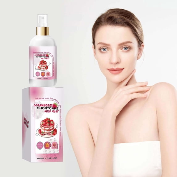 Strawberry Cream Milk Body Spray Body Spray Female Strawberry Cream Body Cream Moisturizing 100ml