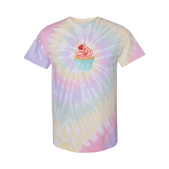 Strawberry Cupcake Tie Dye Spiral Women -SPIdeals Designs, Female Medium