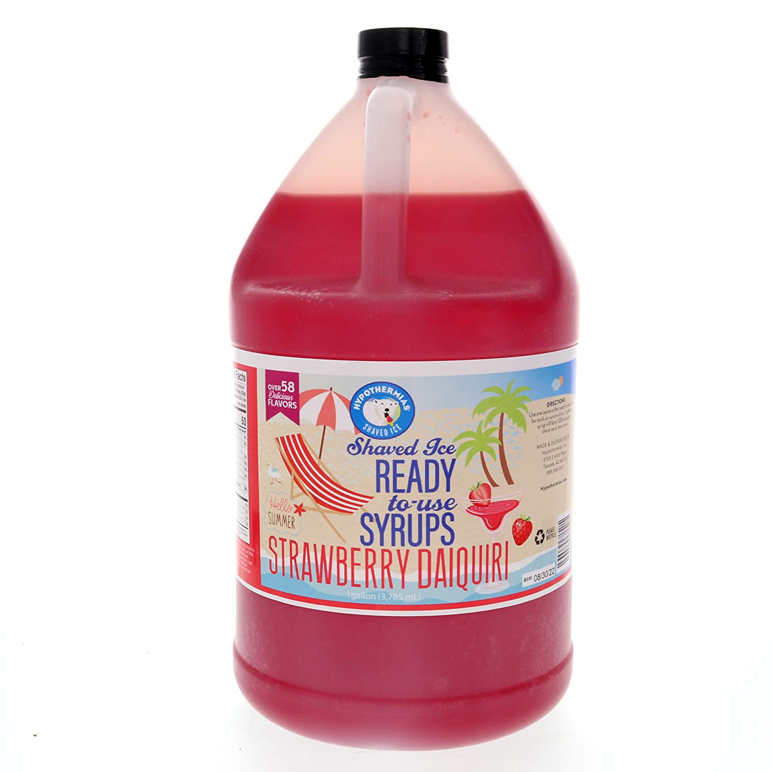 Strawberry Daiquiri Ready to Use Gallon (128 Fl. Oz) Hawaiian Snow Cone