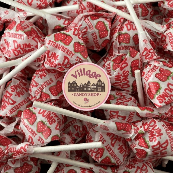 Strawberry Dum Dums - 35 Count