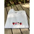 thumbnail image 1 of Strawberry Embroidered Sweatshirt, 1 of 4