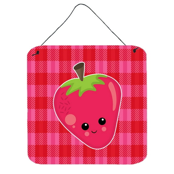 Strawberry Face Wall or Door Hanging Prints