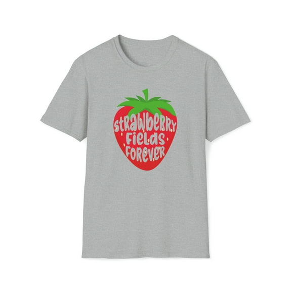 Strawberry Fields Forever, Gildan Unisex T-Shirt, Graphic Tee, S-3XL
