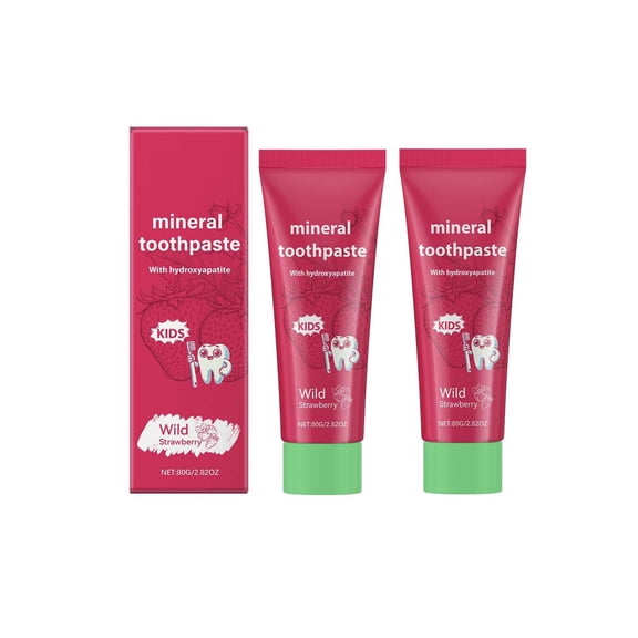 Strawberry Flavored Children's Tooth Pastecleans Teeth Yellow Teeth Stains Protects Oral Cavity Children's Care Toothpaste