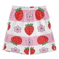 thumbnail image 1 of Strawberry Flower Pattern Athletic Shorts Breathable with Comfort Fit Drawstring Casual Sweatshorts X-Large, 1 of 9