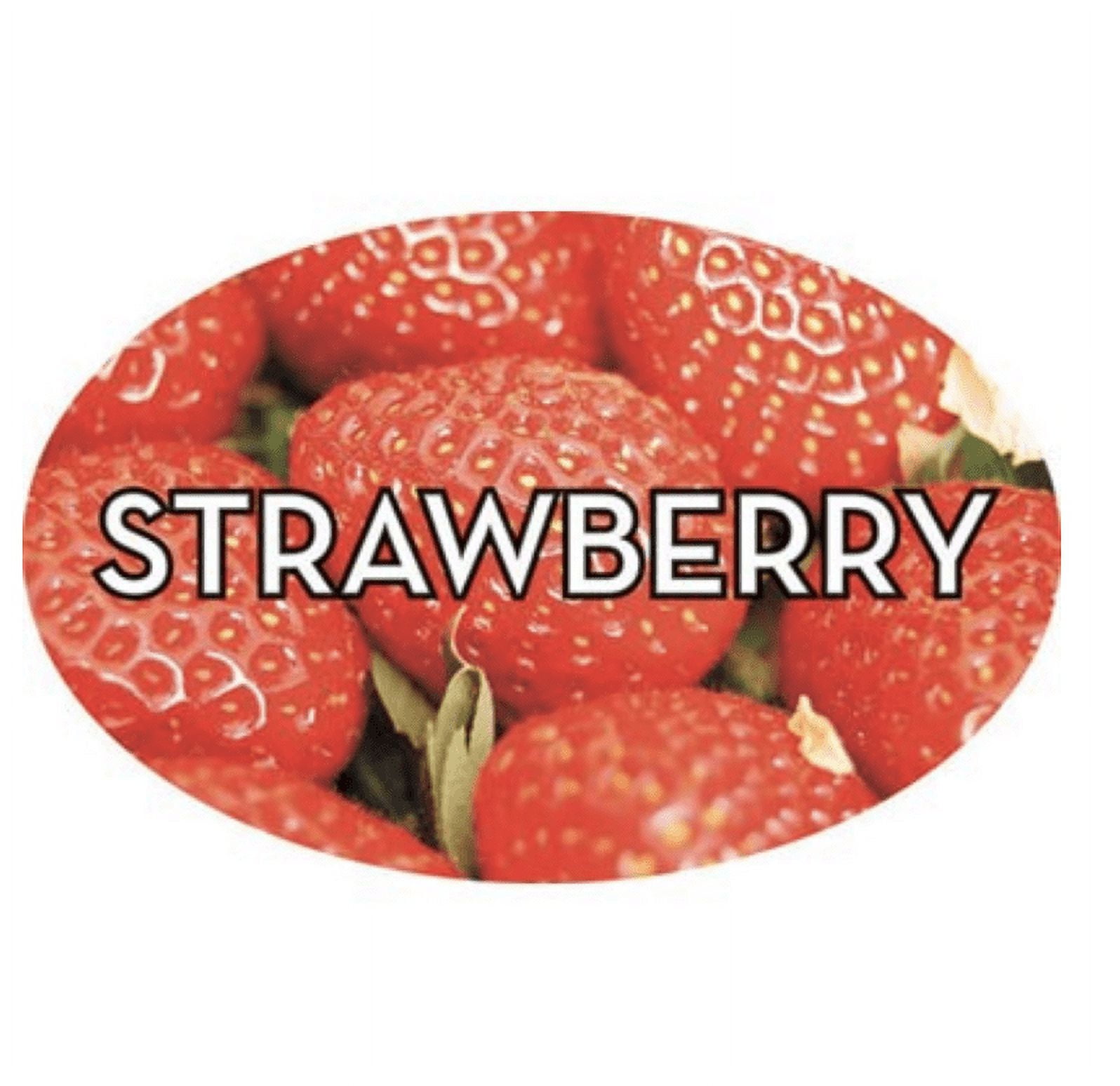 Strawberry Food Store Labels 1.25
