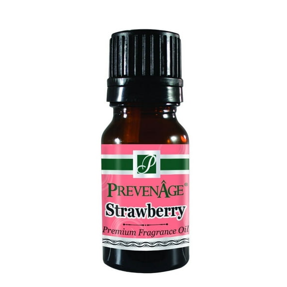 Strawberry Fragrance Oil Aromatic Premium Grade Scented Perfume Oil 10 mL / .33 Oz by PrevenAge Made in USA / FAST DELIVERY