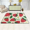 thumbnail image 1 of Strawberry Fruit Area Floor Mats 72" x 48" Soft Non-Slip Large Rugs Nursery Memory Foam Carpets Living Room Doormat for Bedroom Dinning Decor, 1 of 7