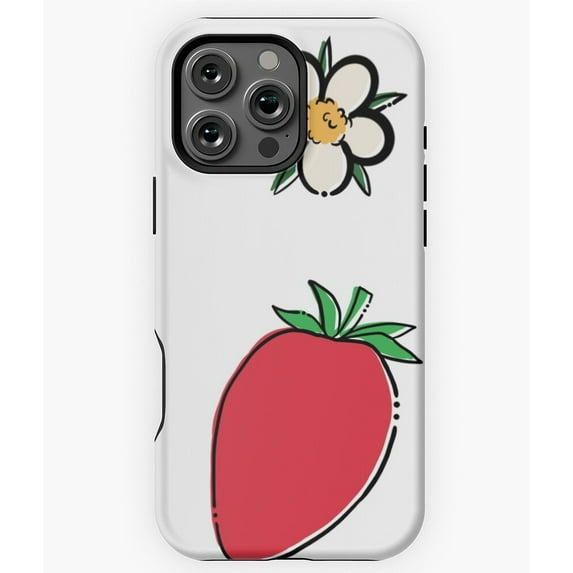 Strawberry Fruit Design Phone Case for iPhone 16 15 14 13 12 11 Pro Max