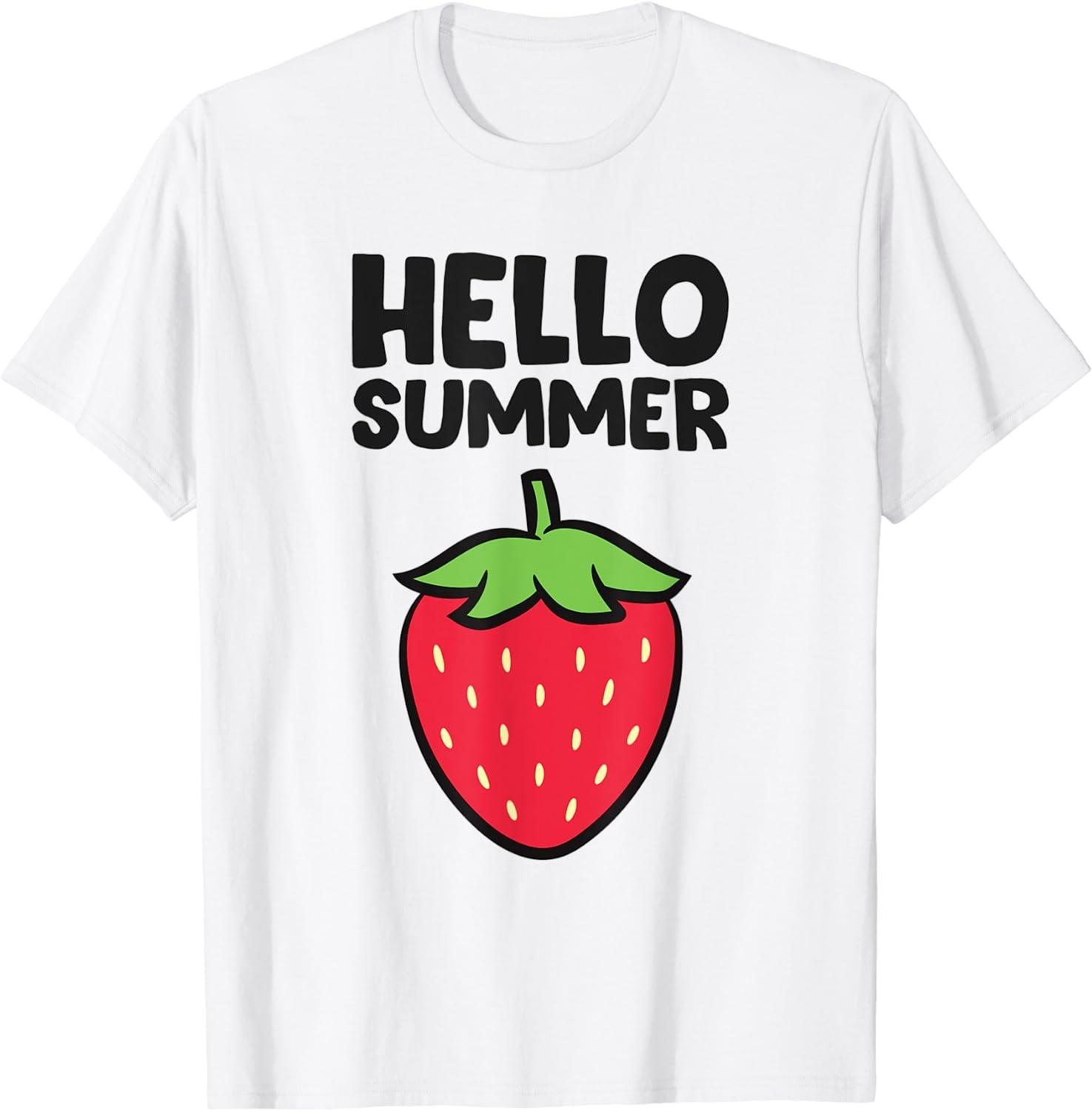 Strawberry Fruit Hello Summer Love Strawberries TShirt