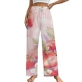 thumbnail image 1 of Strawberry Fruit Watercolor Women's Pajamas Pajama Pants Women's Sleepwear Lounge Sleep Bottoms Stretch with Pockets, 1 of 7