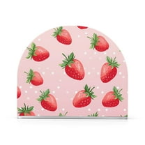 Strawberry Fruits Acrylic Napkin Holder Clear Paper Tissue Dispenser Kitchen Dining Room Bathroom Party Hotel