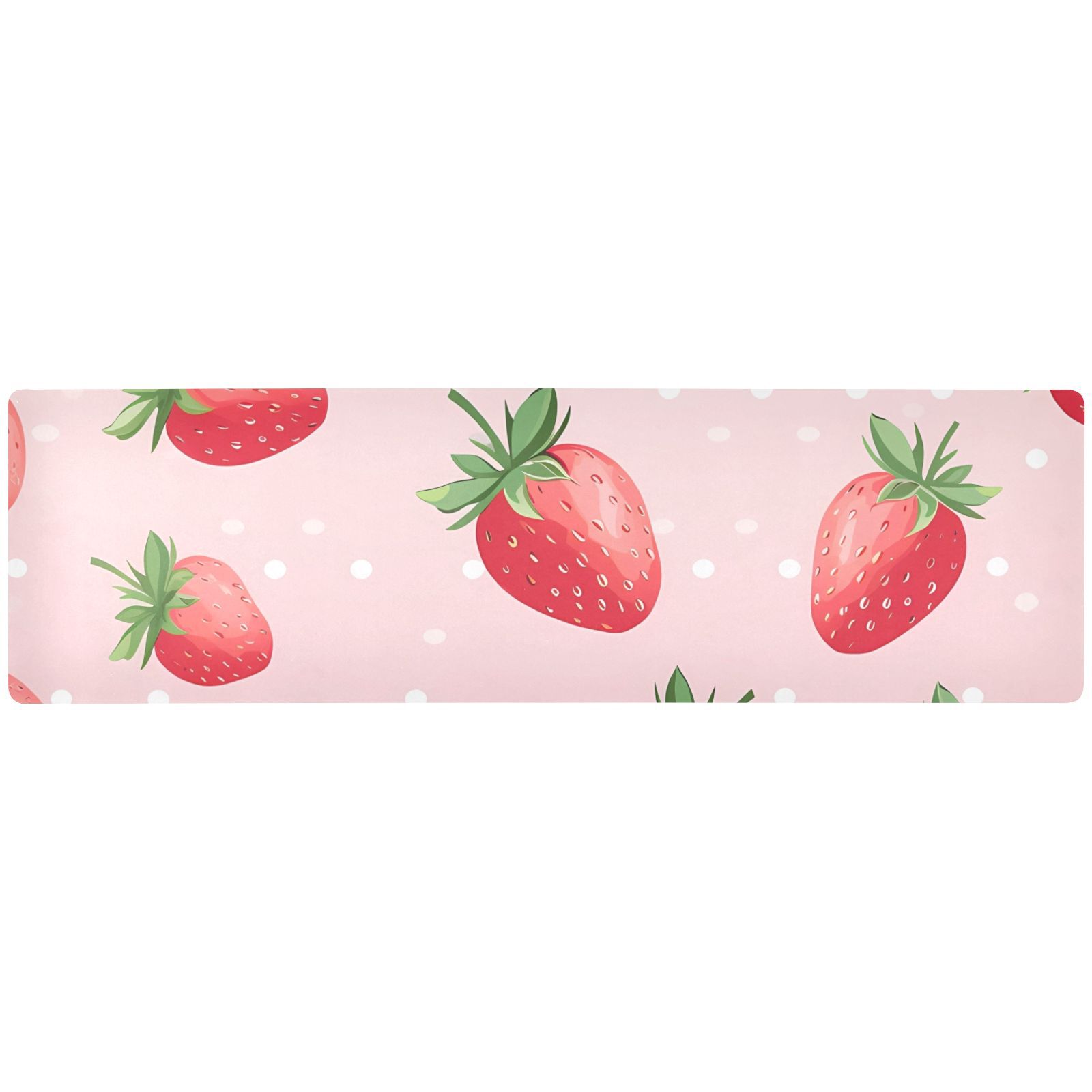 Strawberry Fruits Rectangle Pot Holders Trivets Non-slip Hot Pads Long ...