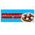 thumbnail image 1 of Strawberry Funnel Cake 13 oz Vinyl Banner With Metal Grommets, 1 of 4