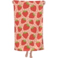 thumbnail image 1 of Strawberry Garden Cute Summer Fruit Pattern Pink Beach Towels Oversized Soft High Absorbent Quick Dry Bath Towels Pool Towels Travel Beach Towels for Kids Adults, 1 of 6