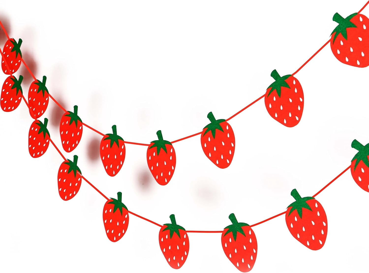Strawberry Garland Decorations – 36 PCS for Birthday Parties and Room ...