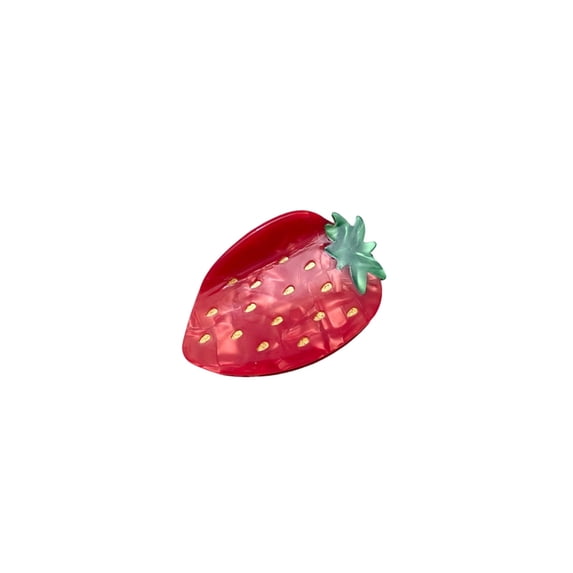 Strawberry Hair Clips for Women Girls Fashion Strong Hold Barrettes Unique Small Jaw Hair Accessories