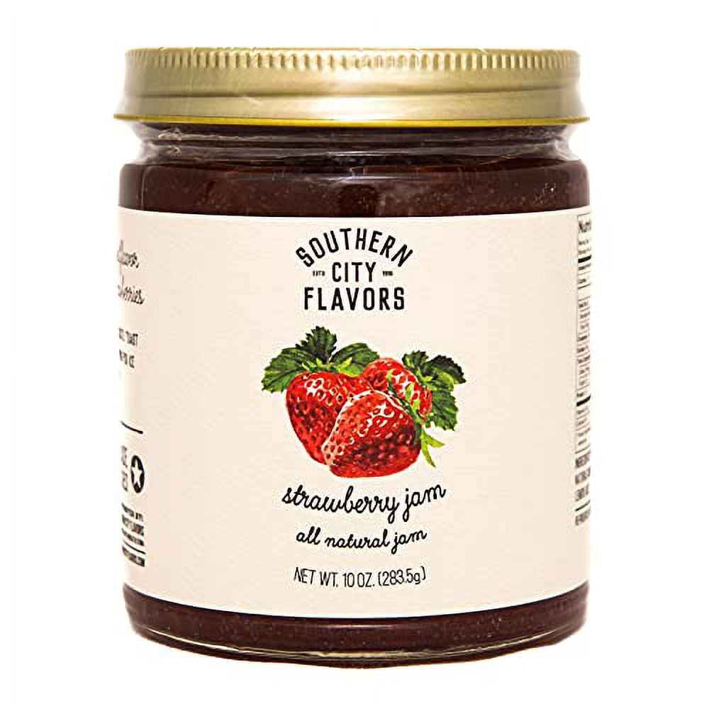 Strawberry Jam, Southern City Flavors, 10 oz. (3 pack)