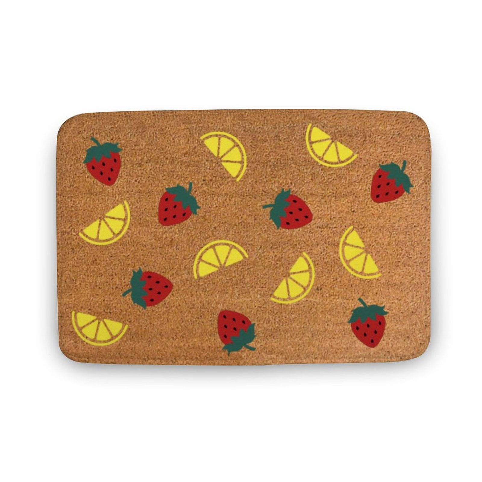 Strawberry Lemonade Doormat,Strawberry Mat, Lemon Hello Doormat