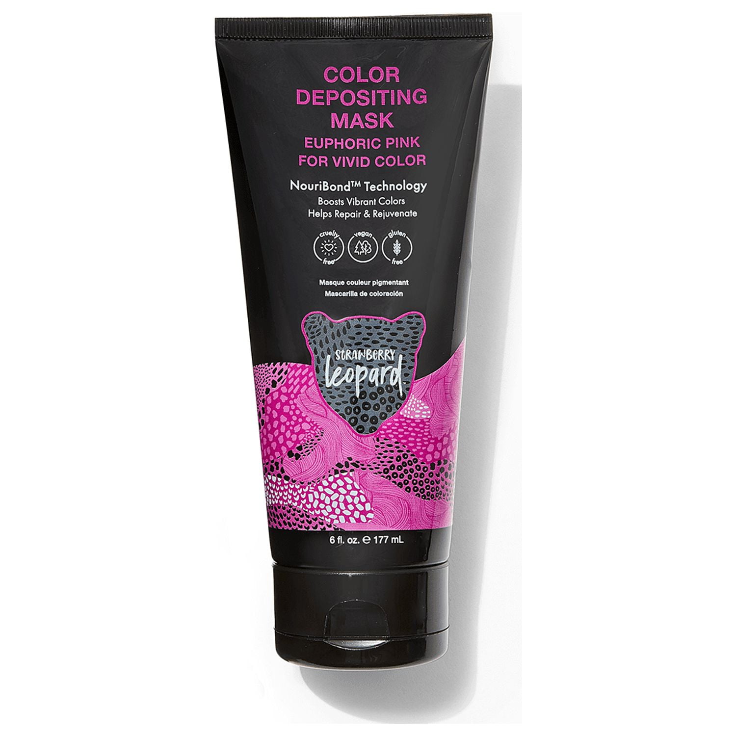 Strawberry Leopard Euphoric Pink Color Depositing Mask 6 Fl Oz, Boosts ...