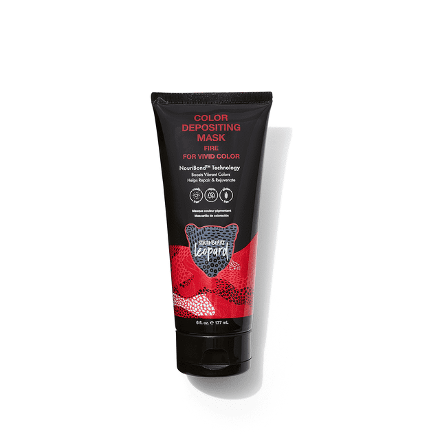 Strawberry Leopard Fire Color Depositing Mask 6 Fl Oz, Boosts Vibrant ...