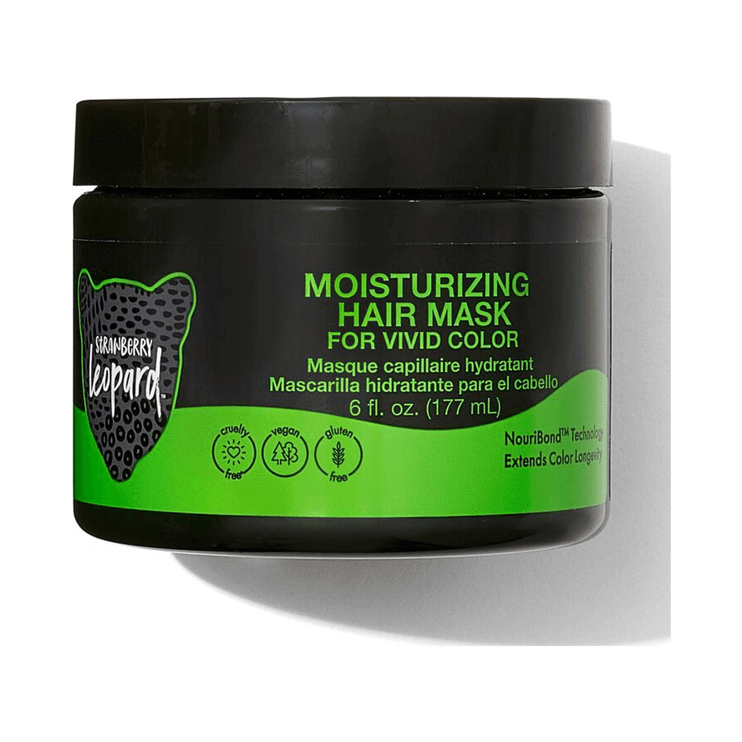 Strawberry Leopard Moisturizing Mask for Vivid Hair Color, Dry Damaged