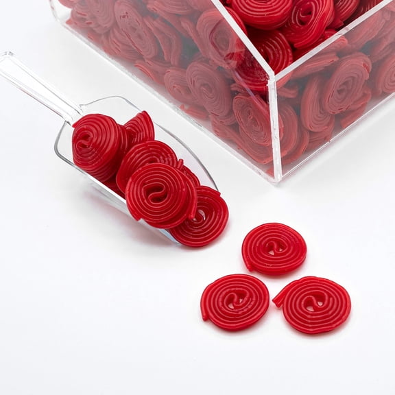 Strawberry Licorice Wheels  Chewy Coiled Licorice Candy with Authentic Sweet & Tangy Strawberry Flavor  Fun Fruit Twist Candy for Kids & Adults 1 lb Pack
