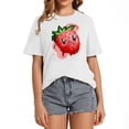 thumbnail image 1 of Strawberry Lover Kawaii Aesthetics Fruit Strawberry T-Shirt, 1 of 5