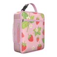 thumbnail image 1 of Strawberry Lunch Box Insulated Lunch Bag Box Women Men Reusable Cute Meal Bag for Travelers Cooler Tote Bag Lunchbox for Office School Picnic, 1 of 6