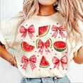 thumbnail image 1 of Strawberry Mama T-Shirt, Preppy Summer Tee, Floral Glitter Fruit Shirt for Moms and Women, 1 of 5