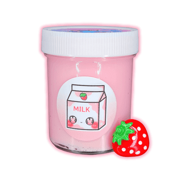 Strawberry Milk Handmade Scented Thick Glossy Slime