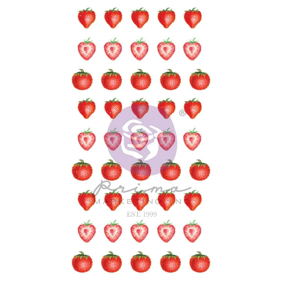 Strawberry Milkshake Puffy Stickers 45/Pkg-
