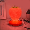 thumbnail image 1 of Strawberry Night Light, Silicone Strawberry LED Lamp with USB Powered, Color Changing Small Night Light, 3 Gear Touch Lighting, for Birthday Party Holiday Christmas Decor, 1 of 4