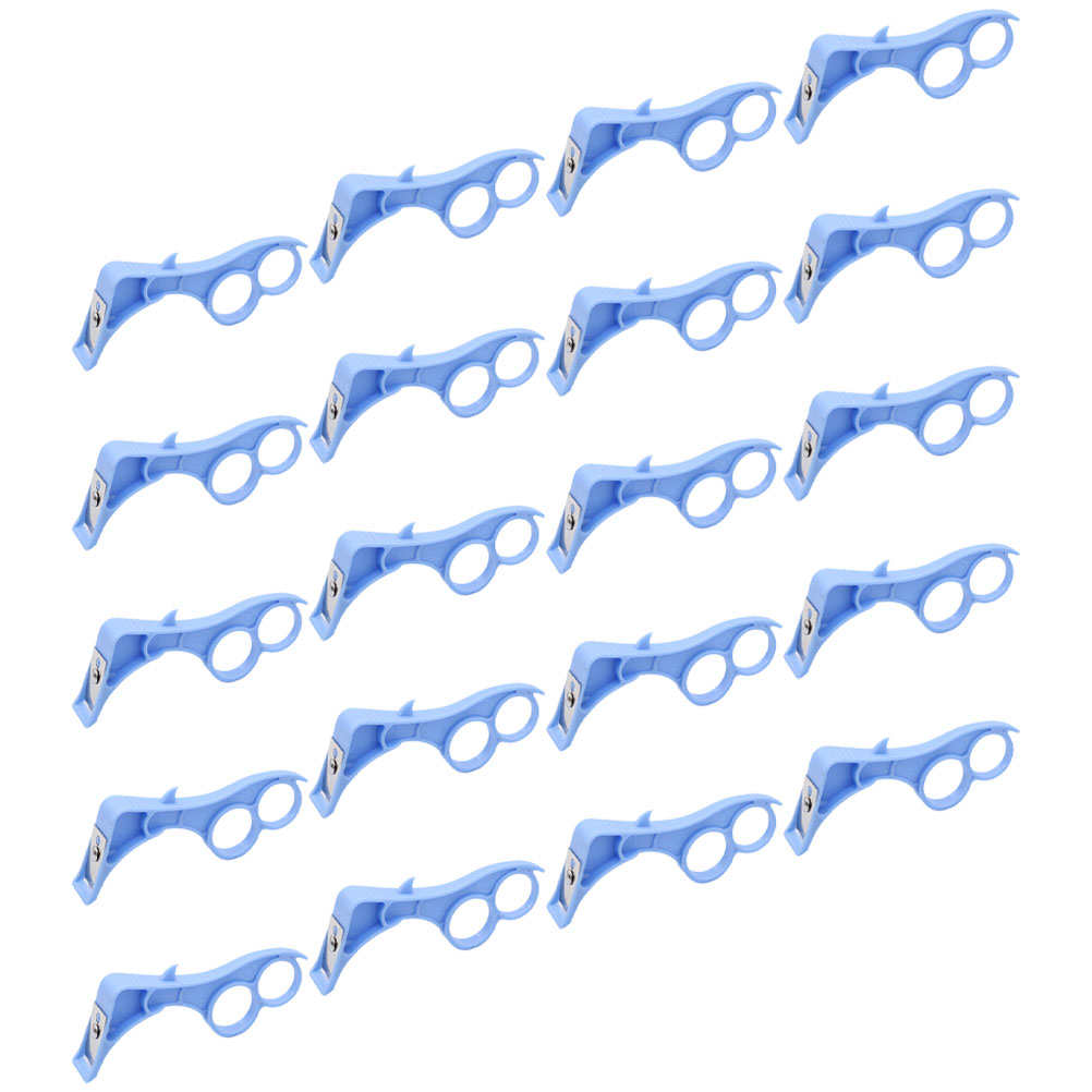 Strawberry Peeler Fruit Cutter 20 Pcs Carrot Vegetable Knife Sharpener Tool Fruits Ring