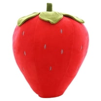 Toy Realistic Strawberry Pillow Soft Toy for Indoor Play and Cozy Idea for Kids and Adults
