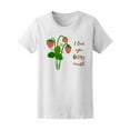 thumbnail image 1 of Strawberry Plant Berry Love You T-Shirt Women -Image by Shutterstock, Female Small, 1 of 2