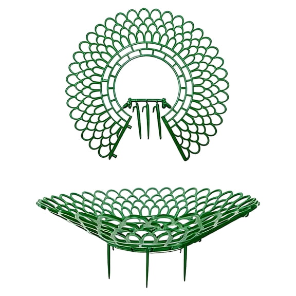 Strawberry Support Stand Fruits Growing Racks with 3 Legs Strawberry Growing Frame Holder Cage with 45Â°Tilt Tray Design for Strawberries Tomatoes Peppers Clean & Prevent Rot 2Pcs