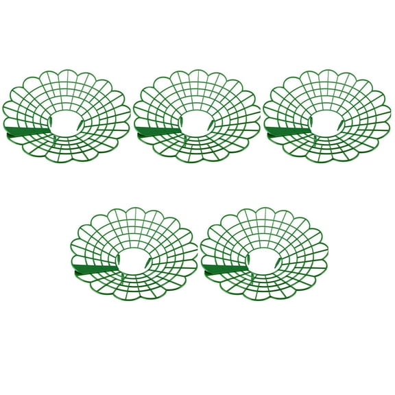 Strawberry Plant Support Stand, Green Plastic Garden Cage Frame With Connecting Rods For Elevated Berry Growth, Anti-Rot Protector Rack For Balcony Potted Plants, 5 Or 10 Pieces(5pcs)