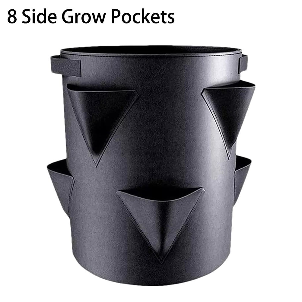 OUTLIER Strawberry Planting Bag with 8 Side Grow Pockets, Weather ...