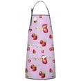 thumbnail image 1 of Strawberry Plants Fruit Cat Flower Apron-Garden Aprons for Women with Pockets-Cotton Linen Waterproof Kitchen Cooking Gardening Aprons Adjustable for Kitchen,Cooking,BBQ and Salon 33x27 Inch, 1 of 7