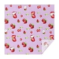 thumbnail image 1 of Strawberry Plants Fruit Cat Flower Square Tablecloth,Waterproof Square Table Cover,Wipeable Spillproof Washable Table Cover for Home Kitchen Party Decor 42"X42"(107x107cm), 1 of 6