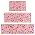 thumbnail image 1 of Strawberry Plants Fruit Cow Milk Kitchen Rugs Sets Of 3,Kitchen Runner Rugs Non Skid Washable,Decorative Kitchen Floor Mats for Kitchen,Sink,Laundry,17"x30"+ 17"x47" + 17"x59", 1 of 6